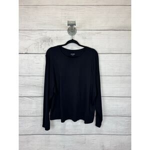 Old Navy Plus Size Black Slim Polish Long Sleeve Tee Size 4X